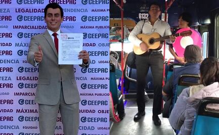 Eduardo Duarte, el aspirante a diputado local independiente que en camiones y Tiktok recolecta firmas en SLP