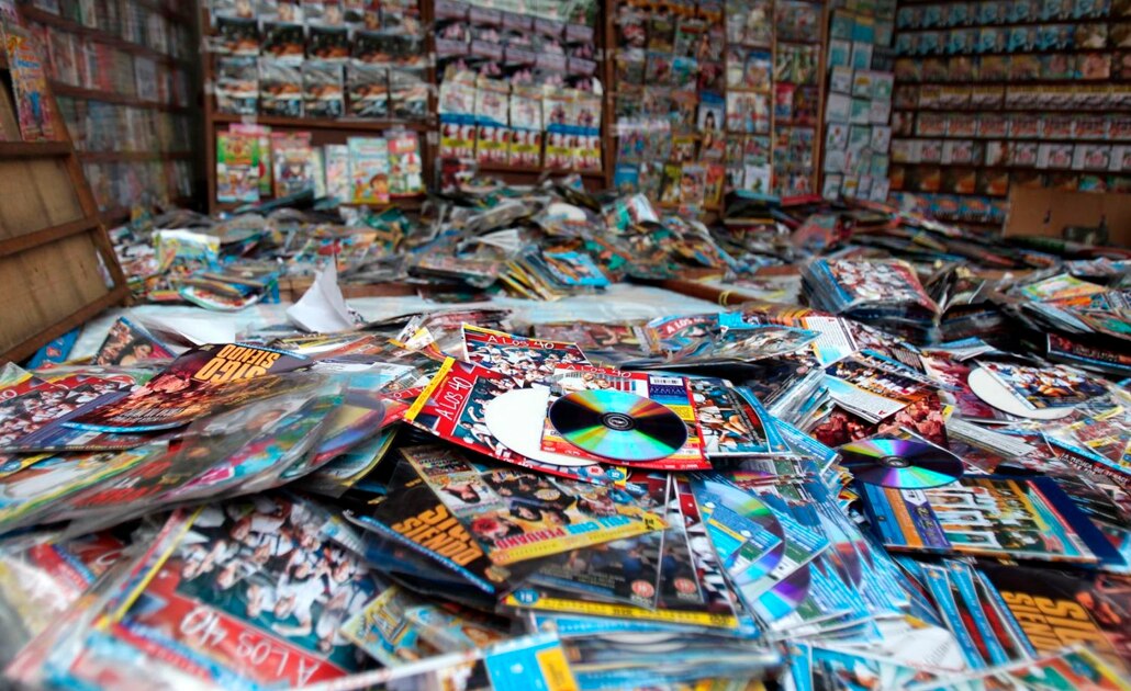 Aseguran más de 2 mil discos apócrifos en Matehuala