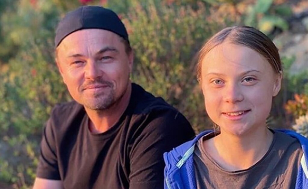 Leonardo DiCaprio y Greta Thunberg. Foto: Instagram