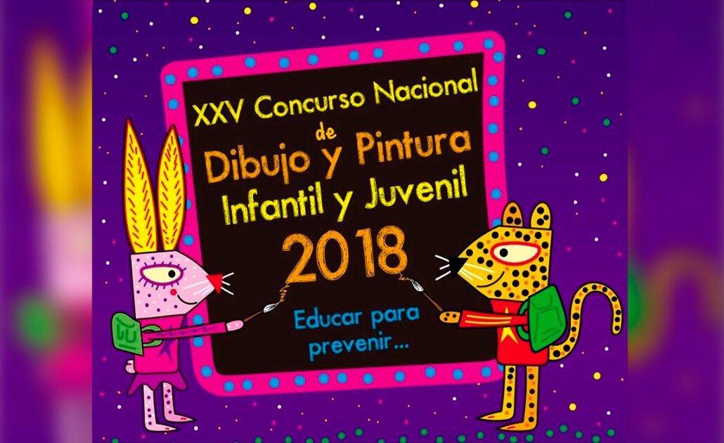 Presentan concurso nacional de dibujo "Educar para prevenir"