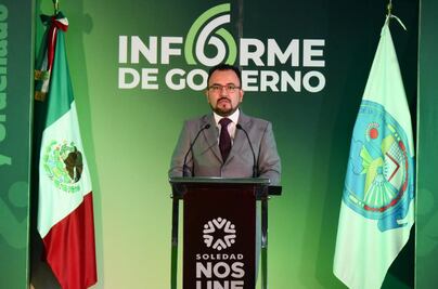 Alcalde de Soledad Gerardo Zapata Rosales, rindió su sexto informe de gobierno 