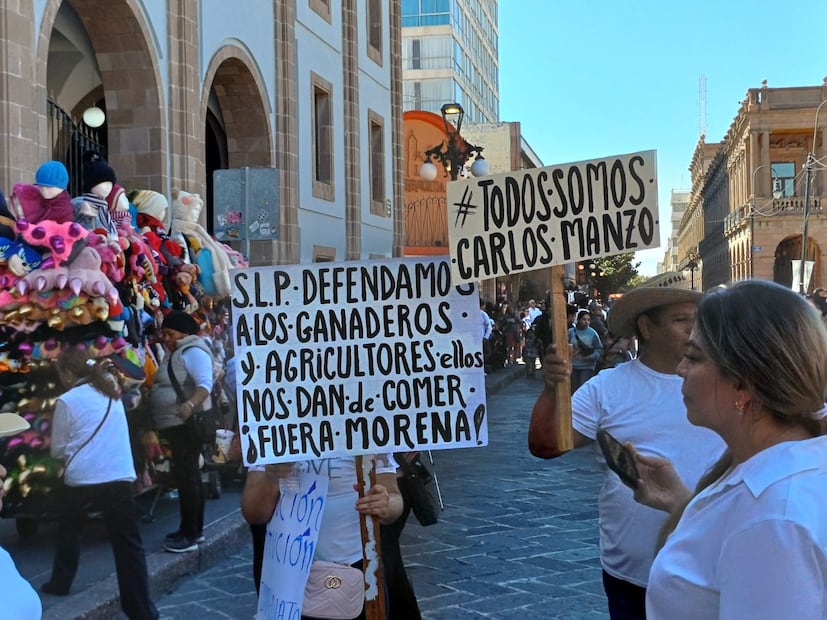 Marcha por Carlos Manzo en SLP