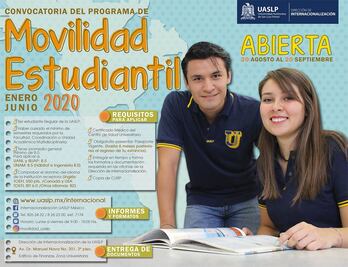 UASLP invita participar en programa de Movilidad 2020