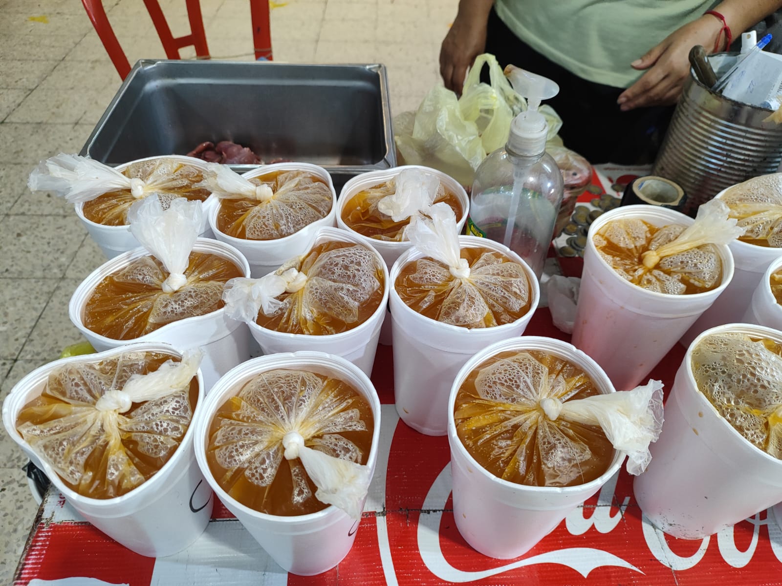 Caldo de rata, una delicia exótica del Mercado República en SLP. Foto: Regina Arellano