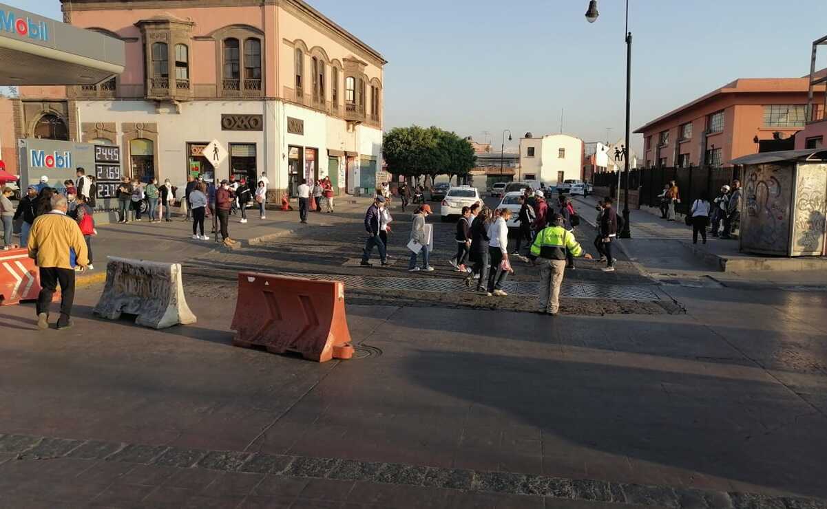 Alertan cierres viales por manifestación de maestros en la capital de SLP