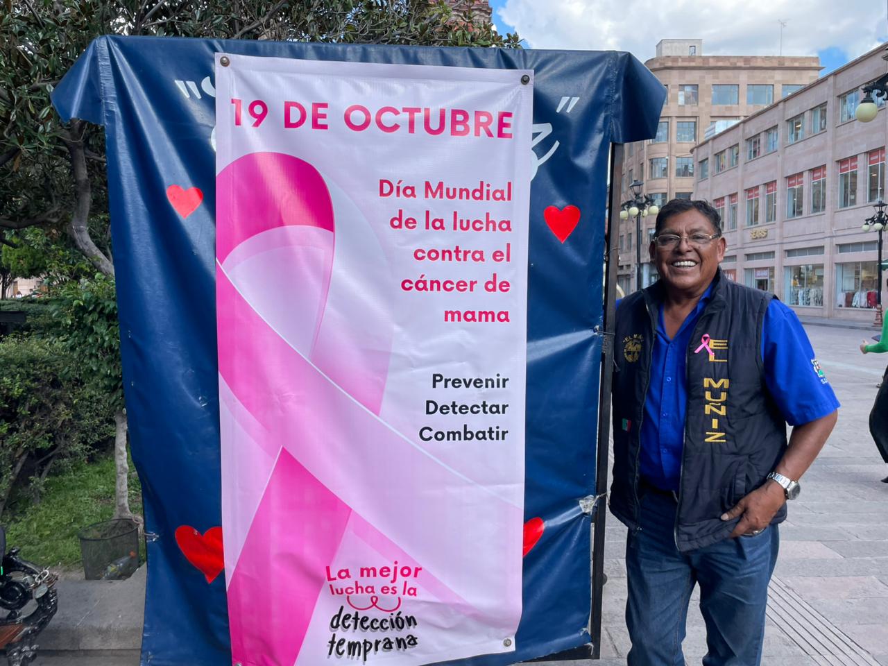 Bernabé “El Muñiz”: el bolero potosino que da brillo, viste de conciencia contra el cáncer su negocio en SLP