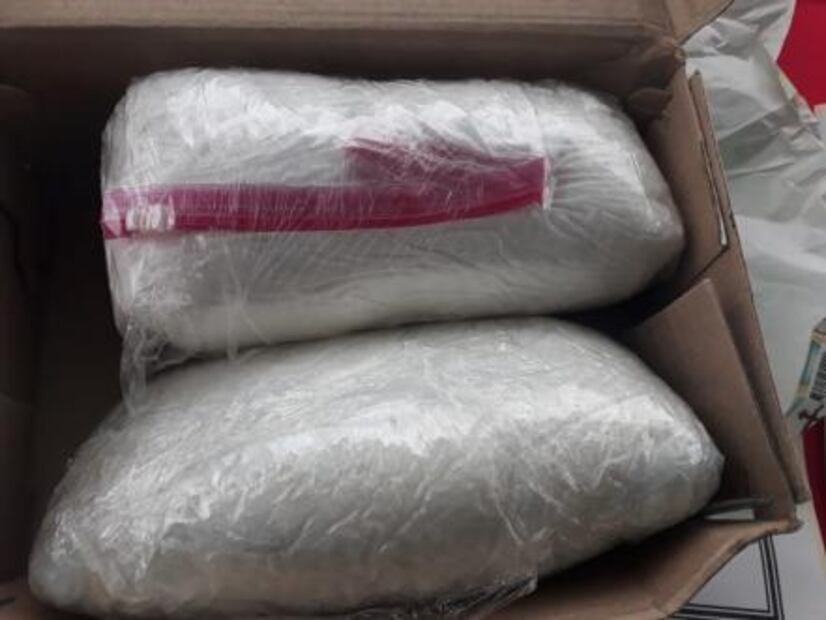 Aseguran 3.5 kilogramos de cristal