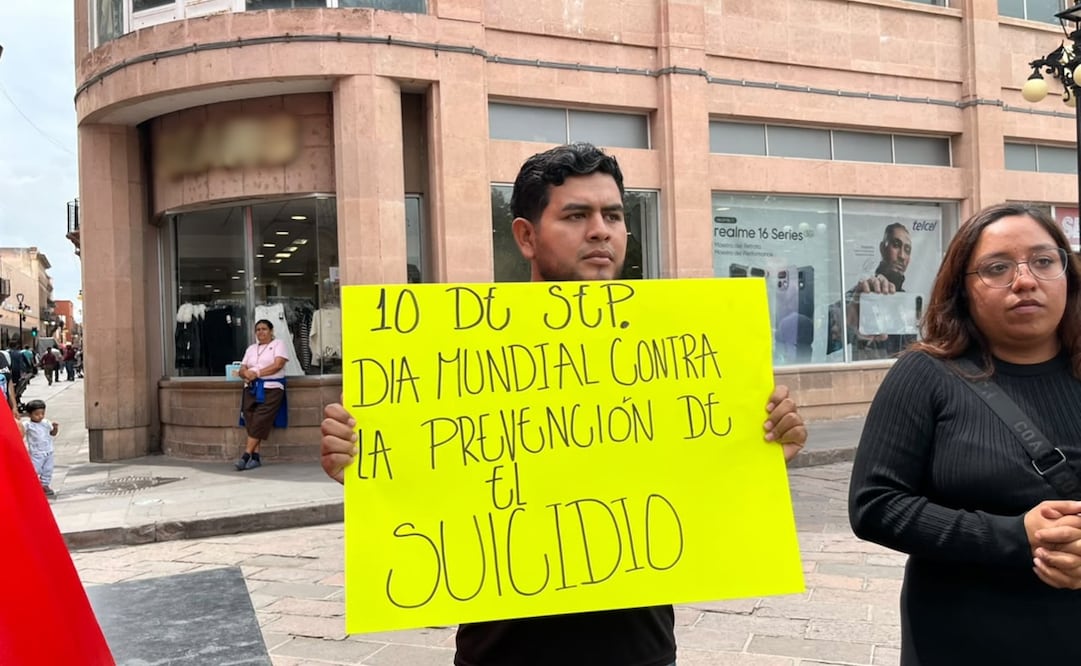 Día Mundial de Prevención del Suicidio en SLP.Foto: Humberto Torres