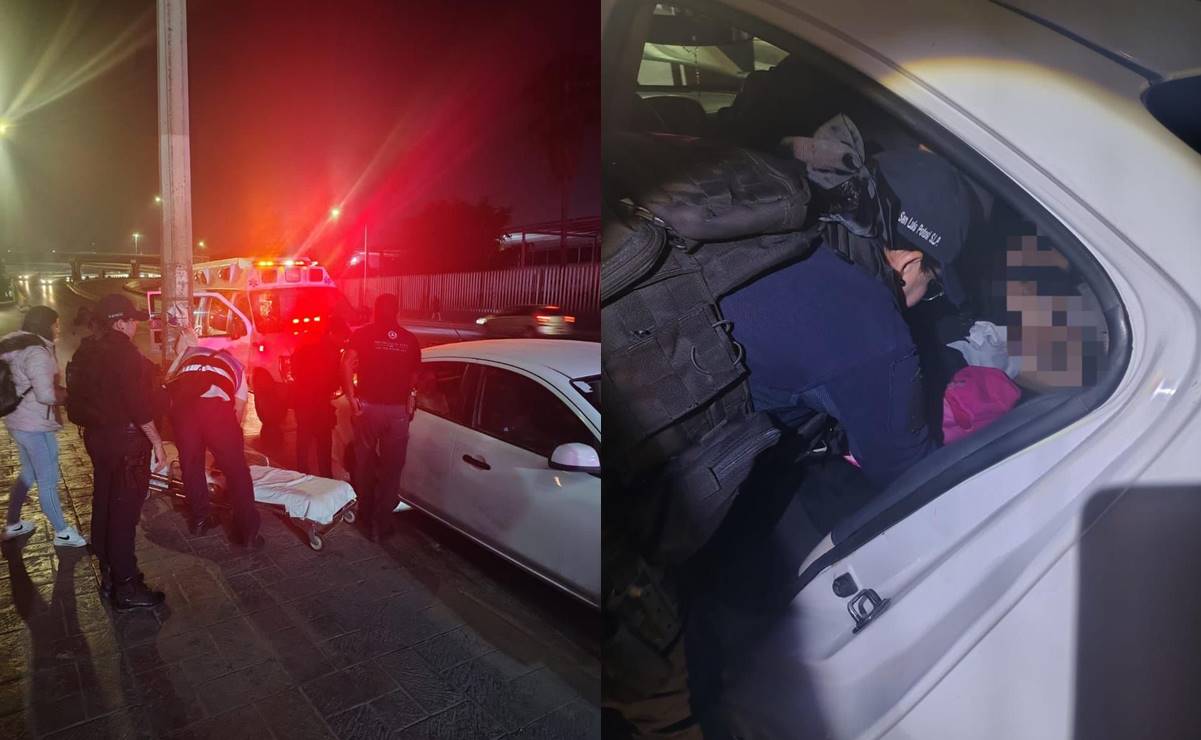 Joven da a luz en su vehículo en la capital de SLP; falla mecánica le impidió llegar al hospital