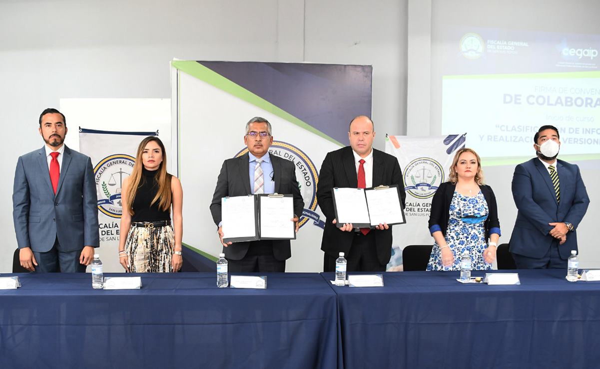 Capacitarán a personal de la Fiscalía de SLP en materia de transparencia y protección de datos. Fotos: Especiales