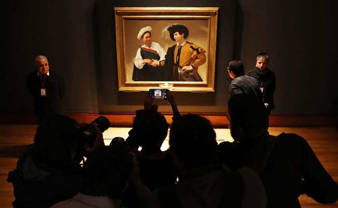 "La buona ventura", cuadro de Caravaggio, se expone en el Museo Nacional de Arte. Foto: Juan Carlos Reyes García / Archivo EL UNIVERSAL