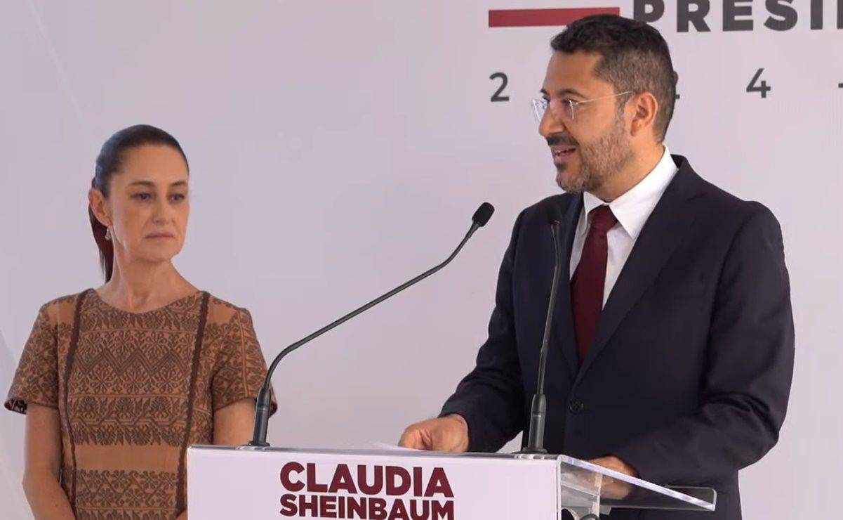 Martí Batres va como director del ISSSTE en gobierno de Claudia Sheinbaum. Foto: Captura