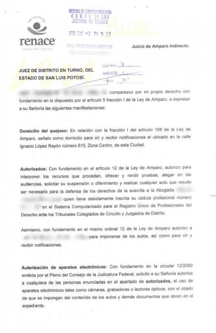 Renace promueve amparo para llevar servicios a Colonia Real de Peñasco