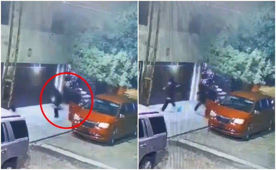 VIDEO: Sujetos irrumpen en vivienda del fraccionamiento Tangamanga de SLP para realizar robo con violencia