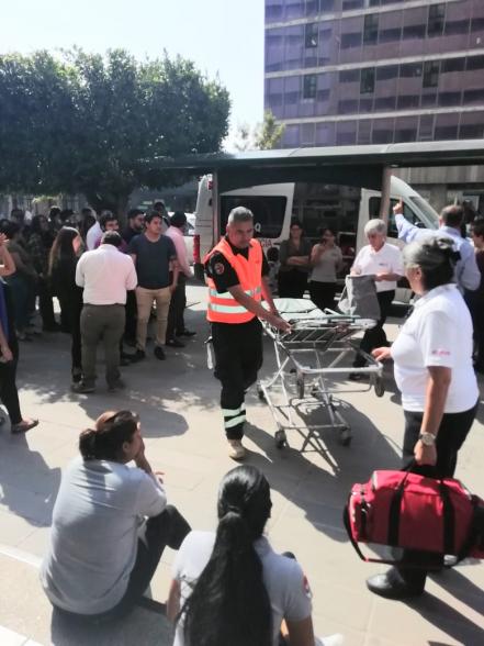 Realizan simulacro de sismo en Edificio EME
