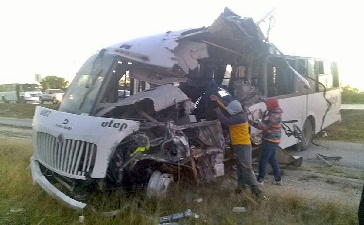 Fuerte accidente en Carretera 37, un muerto y seis heridos