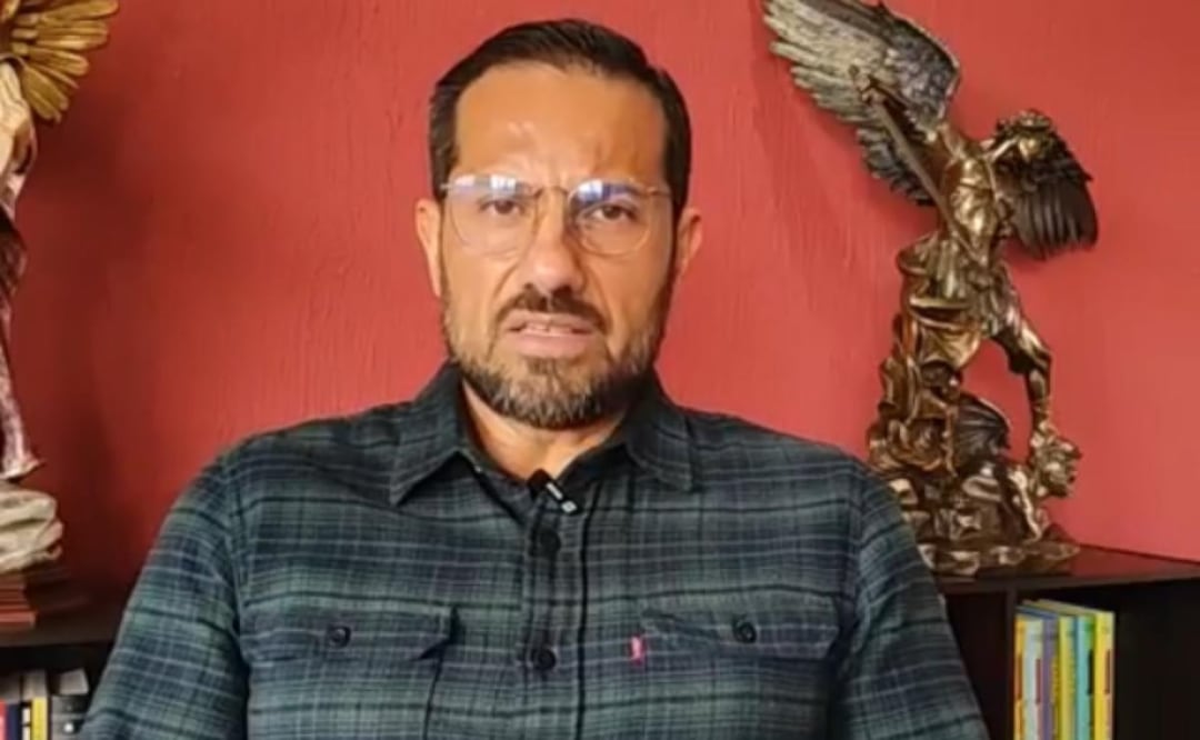 El morenista aseguró que su partido aún no define quien será quien encabezará esta candidatura, por lo que no dio por muerta su aspiración ni la de su correligionario José Antonio Lorca Valle. Foto: Captura