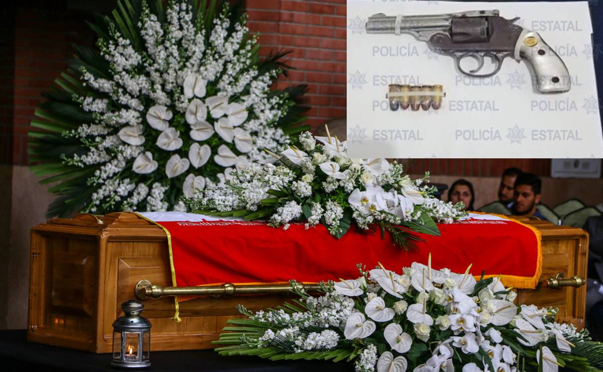 Sujeto entra armado a funeral en SLP; huye y deja hasta su revólver al ser reportado a autoridades