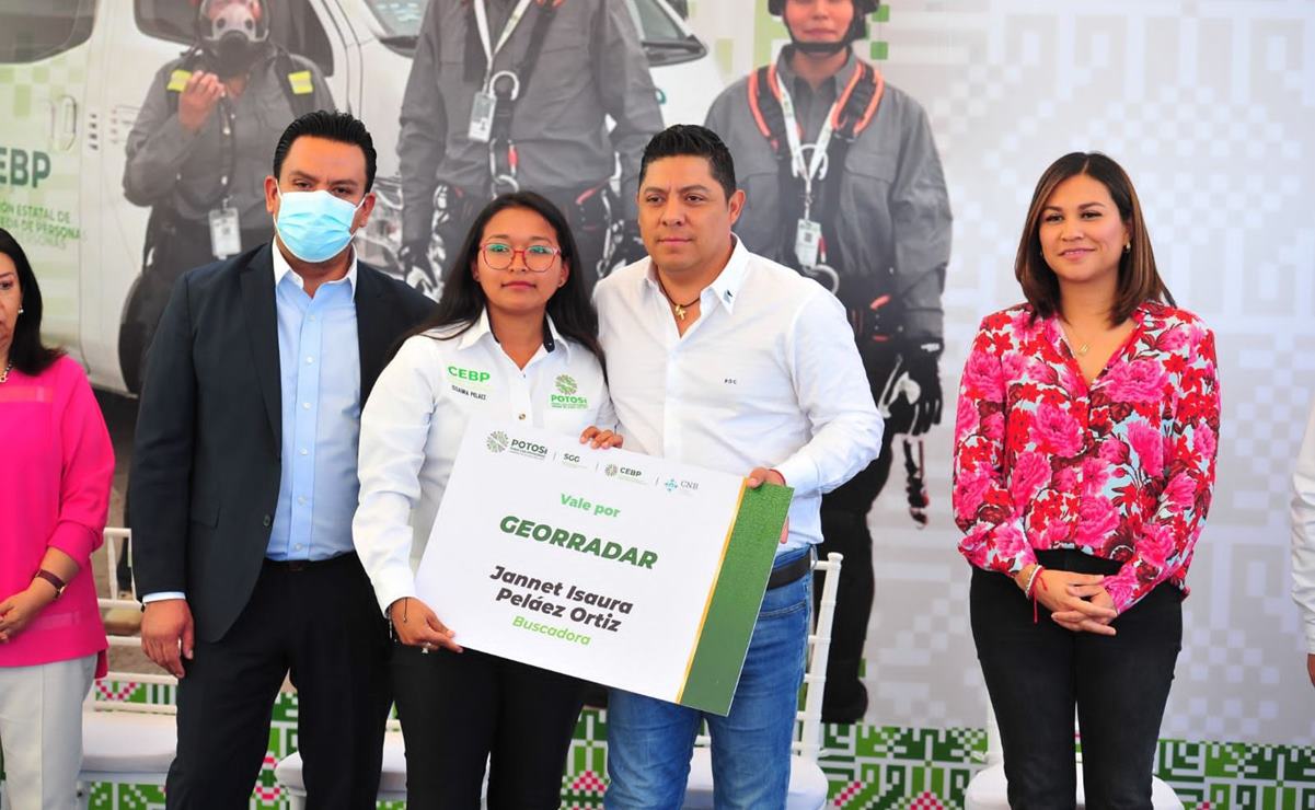 Gobierno de SLP entrega equipo de alta tecnología para búsqueda de personas desaparecidas