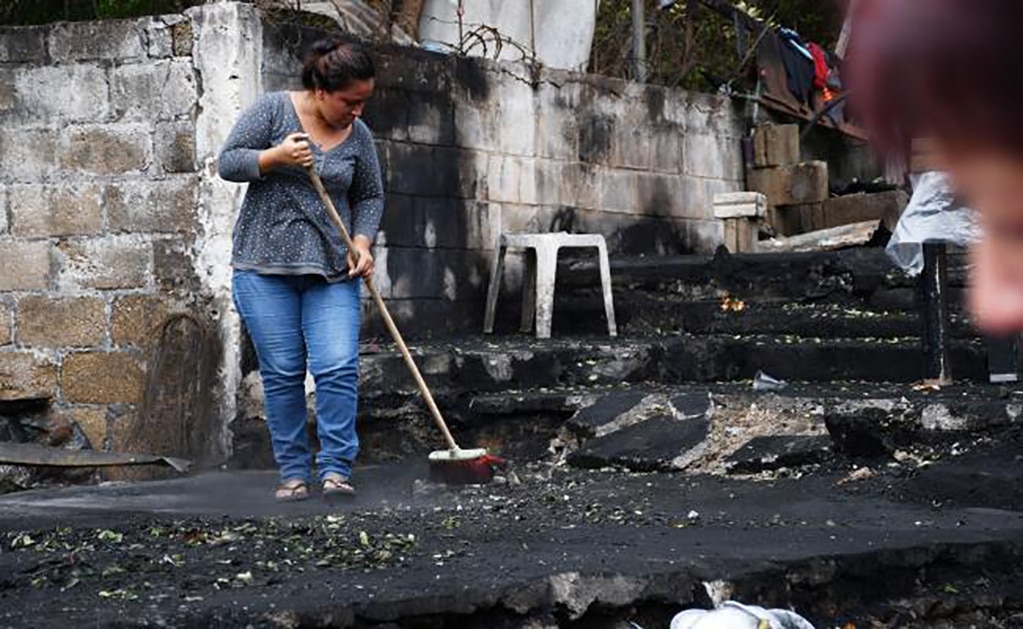 Crónica. “El rayo cayó en mi casa y empezó el fuego”