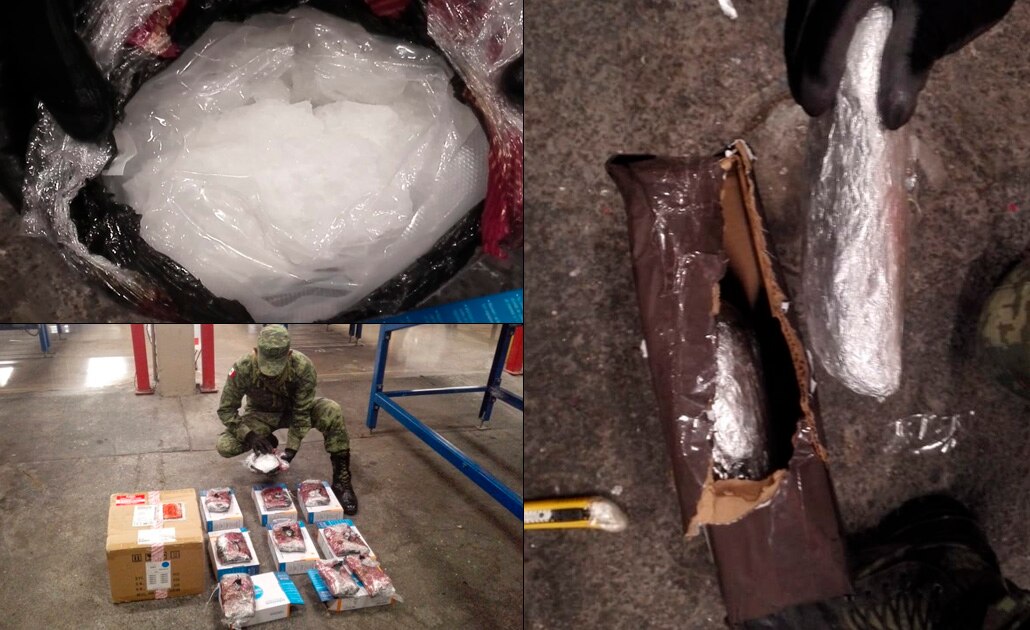 Localizan droga en aeropuerto "Ponciano Arriaga" 