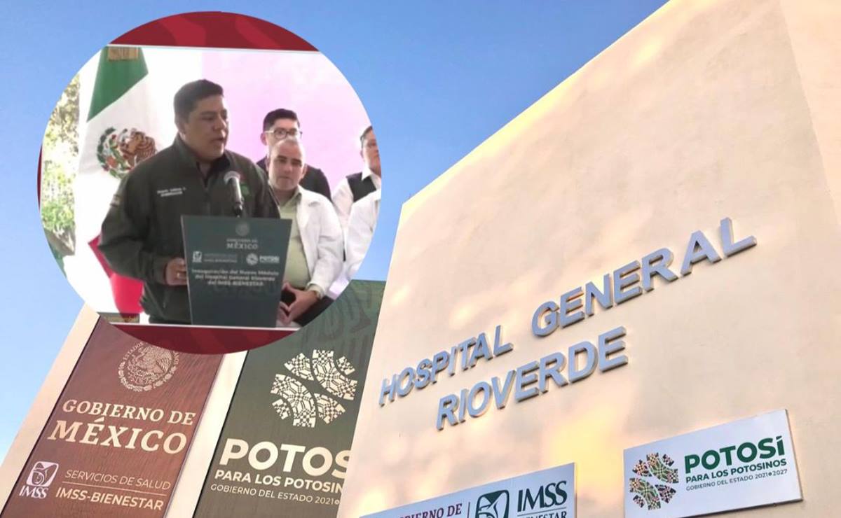 AMLO inaugura junto a Ricardo Gallardo el Hospital de Rioverde del IMSS-Bienestar