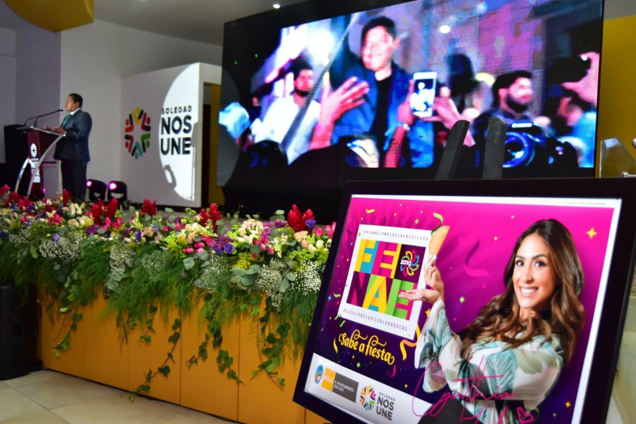 Ayuntamiento de Soledad presenta Feria Nacional de la Enchilada 2019