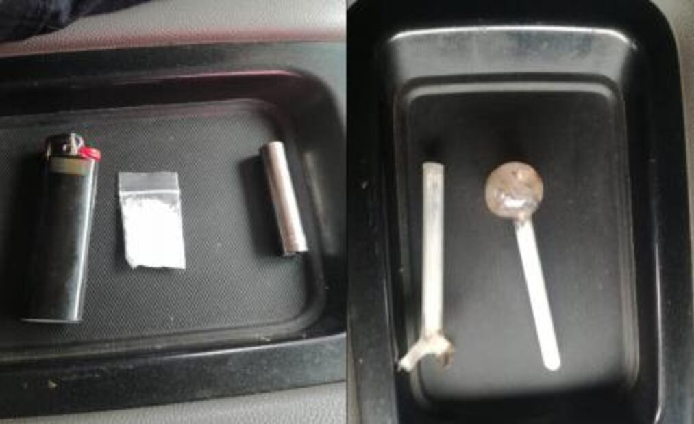 Detienen a dos por falta administrativa, traían droga 