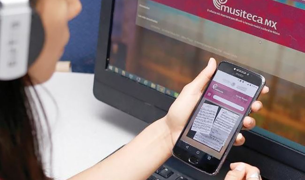 Las opciones musicales de la nueva plataforma se pueden disfrutar desde el celular o una computadora; son de acceso y uso gratuito desde cualquier lugar del mundo. (FOTOS: AGUSTÍN SALINAS. EL UNIVERSAL)