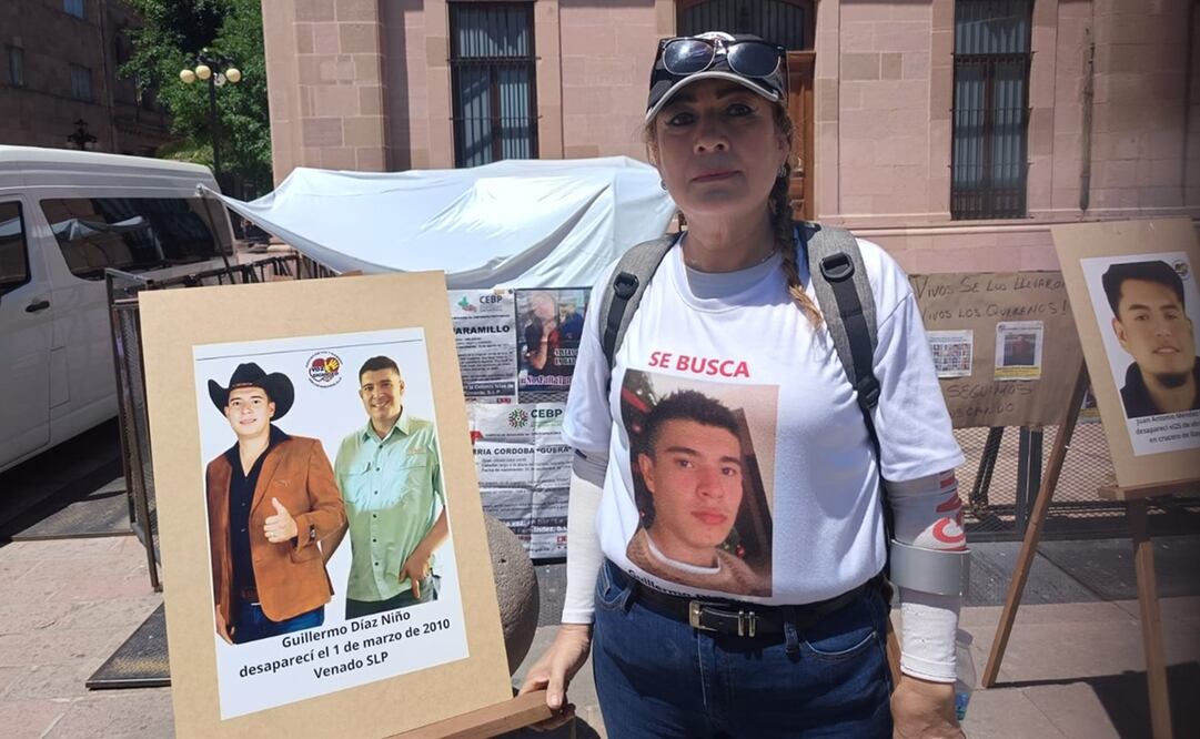 Yolanda busca a su hijo Guillermo, desaparecido en SLP, desde el año 2010. Foto: Jazmín Ramírez