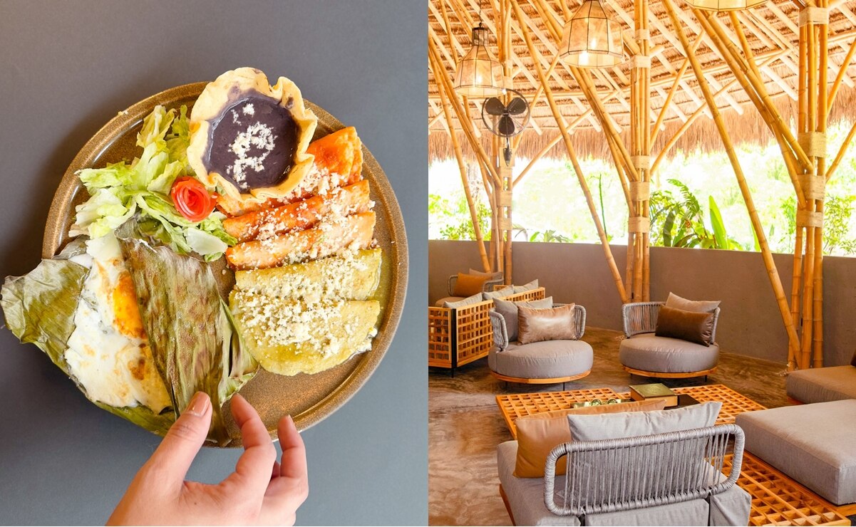 Comida del hotel y espacio al aire libre para descansar. Foto: FB, Gran Tamoanchan