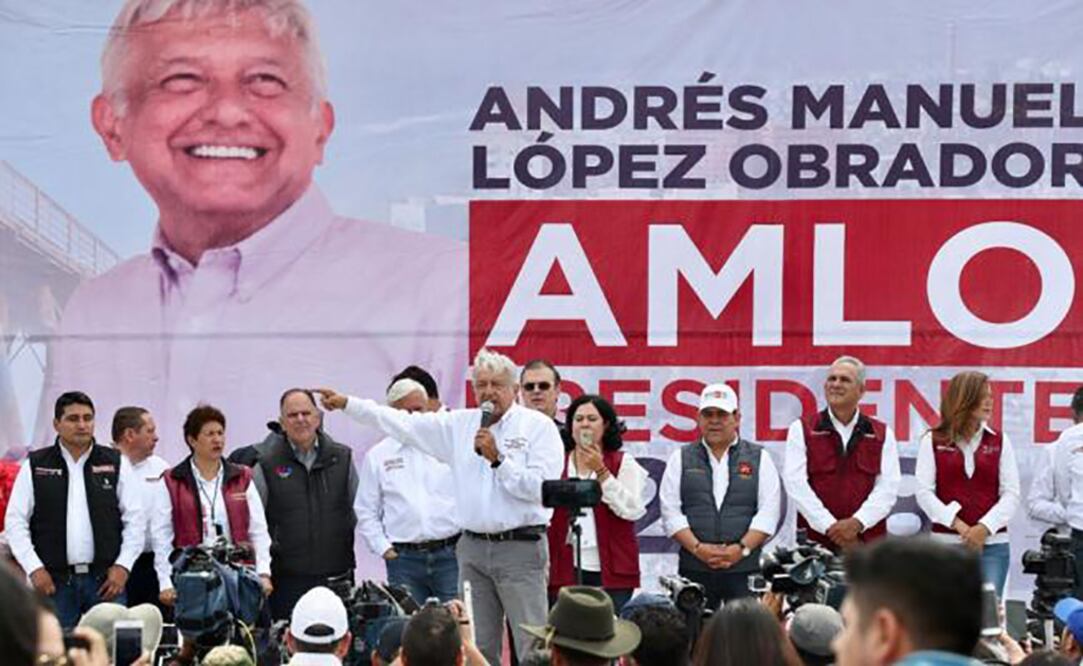 El candidato de la coalición Juntos Haremos Historia, Andrés Manuel López Obrador. Foto: Valente Rosas