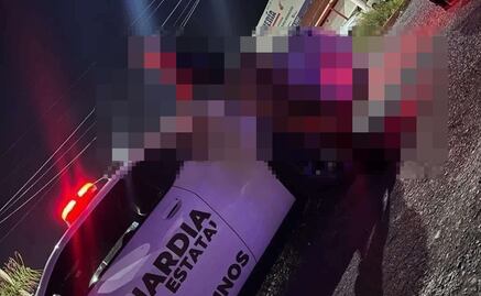 Acusan de montaje polémica foto de bailarina de table dance sobre patrulla de Guardia Civil de SLP