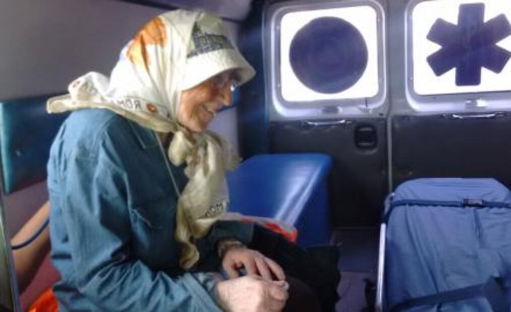 PC municipal brindó atención a abuelita peregrina en su paso por SLP