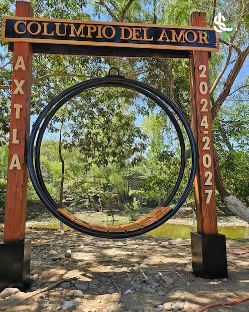 Columpio del amor en Axtla de Terrazas, SLP. Foto: FB@San Luis Potosí Turismo