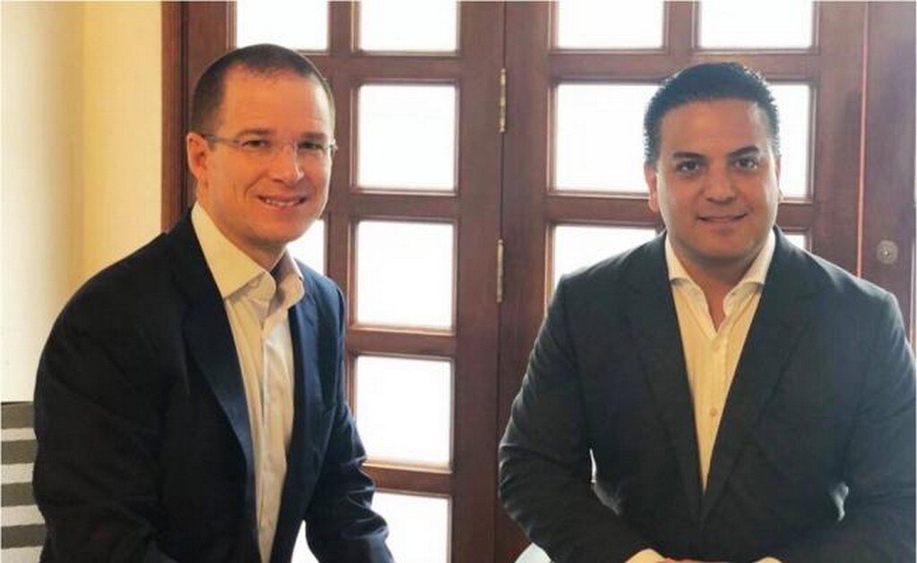 Ricardo Anaya y Damián Zepeda (Foto: Tomada de Facebook)