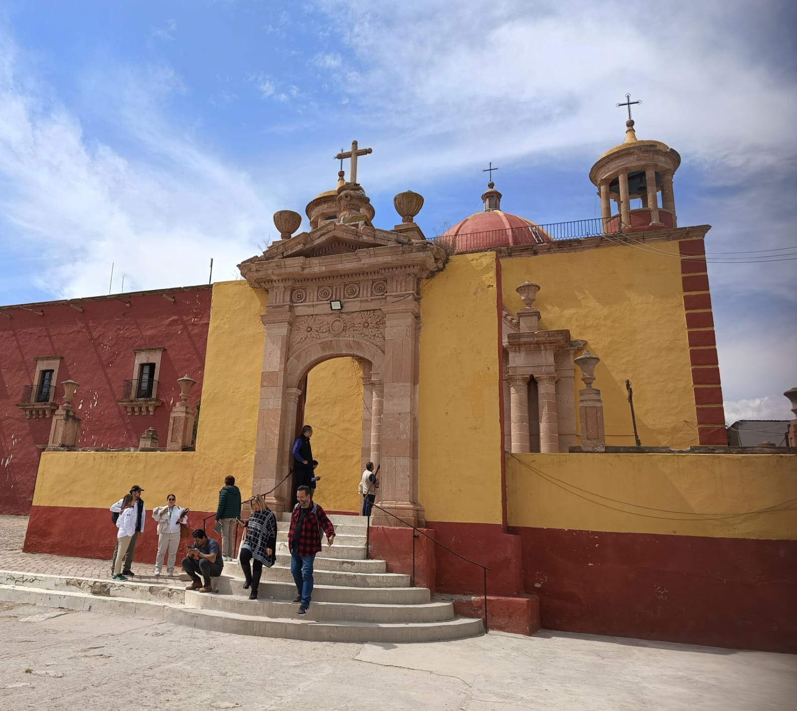 Fachada de la Hacienda la Ventilla. Foto: Jazmín Ramírez