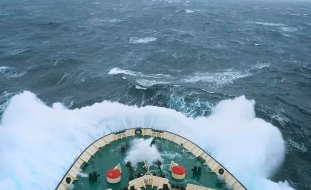 Así es el peligroso Paso de Drake, zona marítima "más complicada del mundo"