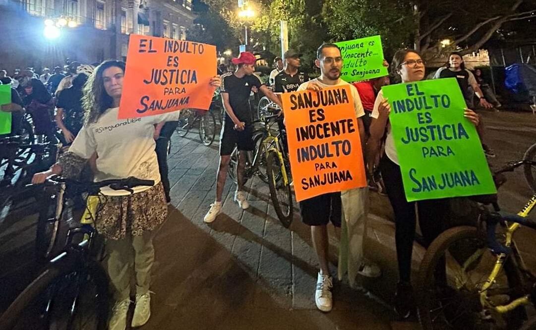 La rodada a favor de Sanjuana Maldonado fue una protesta pacífica. Foto: Perteneces