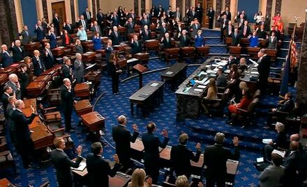 No hablar ni salir: las reglas para el juicio político a Trump en el Senado