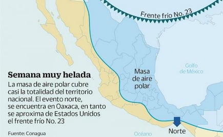 Azotan las bajas temperaturas a gran parte del país