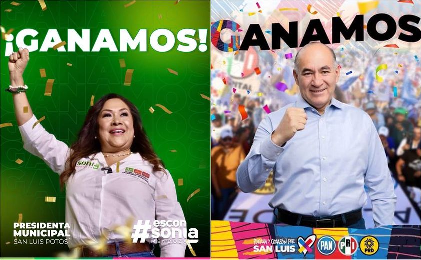 Tras inicio de PREP candidatos de SLP se proclaman virtuales ganadores