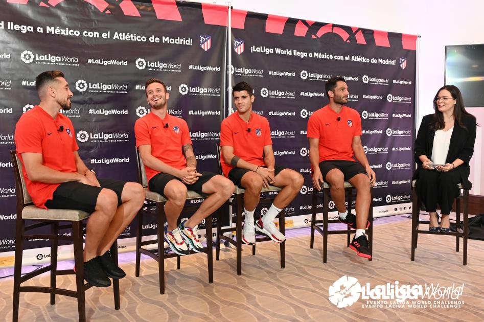 Atlético de Madrid llega a México para enfrentarse al Atlético de San Luis