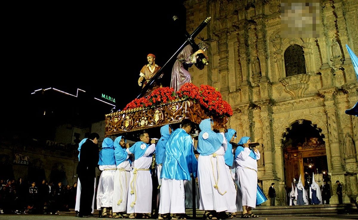 MAPA. Recorrido y horario de la Procesión del Silencio en San Luis Potosí