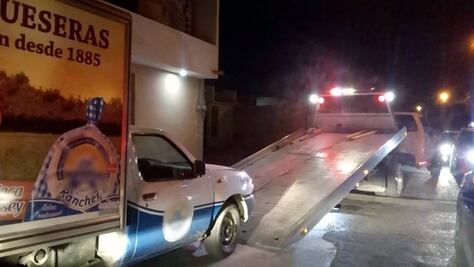 Recuperan camioneta repartidora de quesos en Soledad 