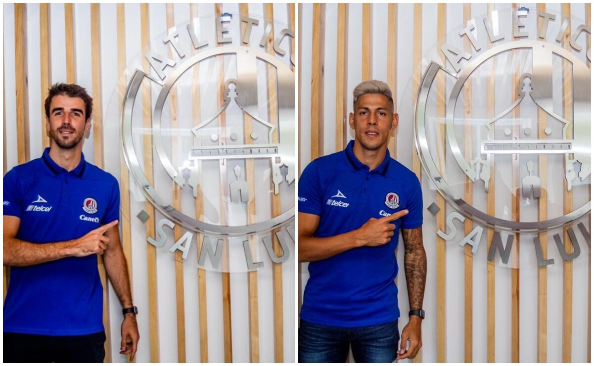 Presentan a Noya y a Quiroga como nuevos refuerzos del Atlético de San Luis