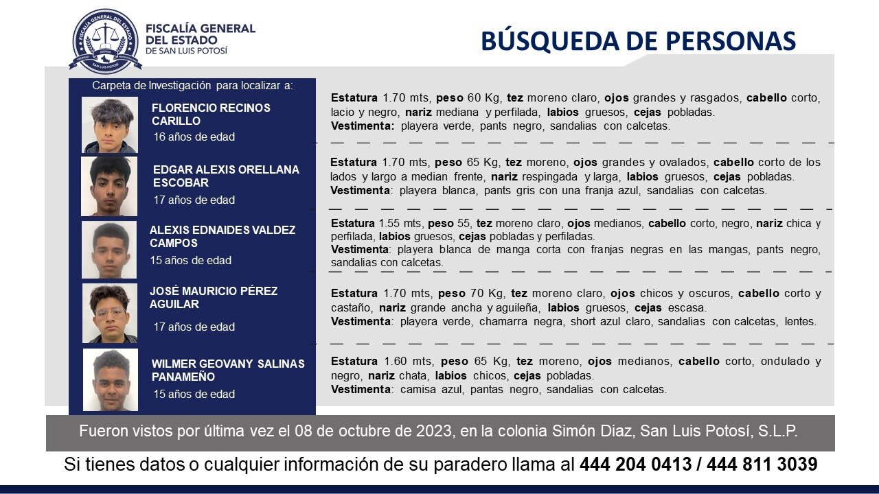 Jóvenes migrantes abandonaron refugio en San Luis Potosí, asegura la Fiscalía de SLP