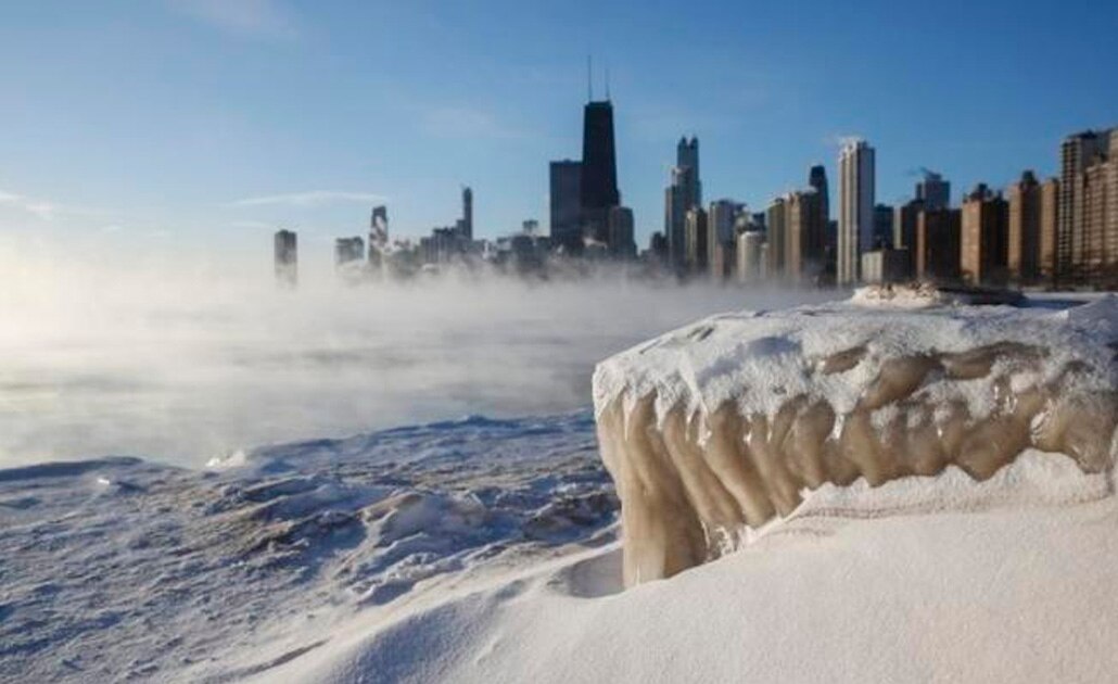(GALERÍA) Ola de frío ártico y nieve en EU: impresionantes imágenes de Chicago congelado