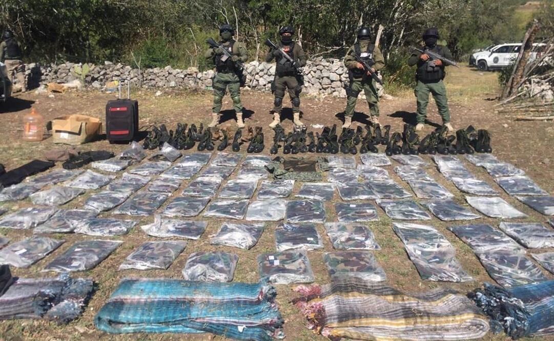 Desmantelan presunto narcocampamento en Guadalcázar; no hay detenidos. Foto: Especial