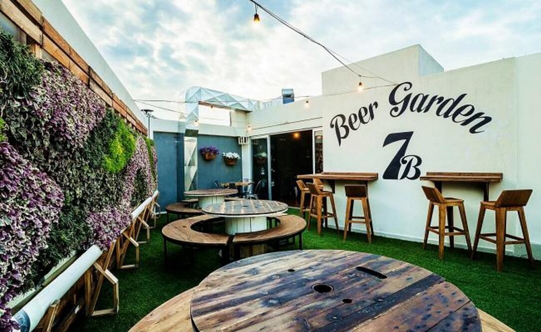 La terraza de la cervecería 7 Barrios. (Foto: Cortesía 7 Barrios)